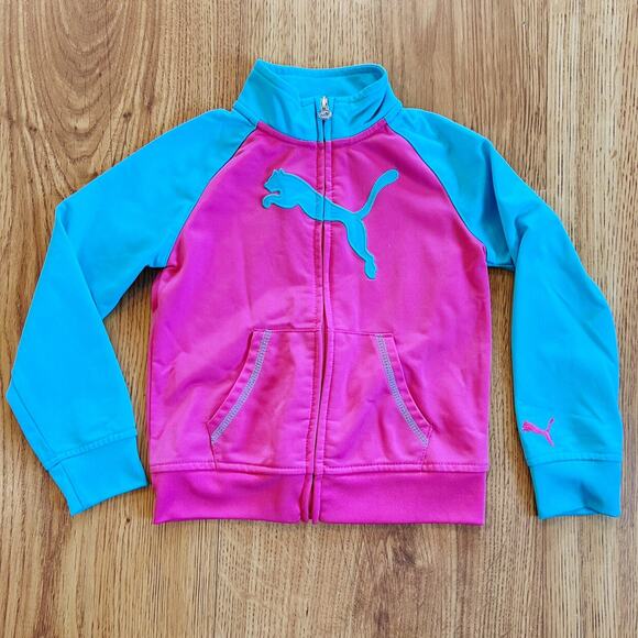 Puma Pink And Aqua Tracksuit - Picture 2 of 16